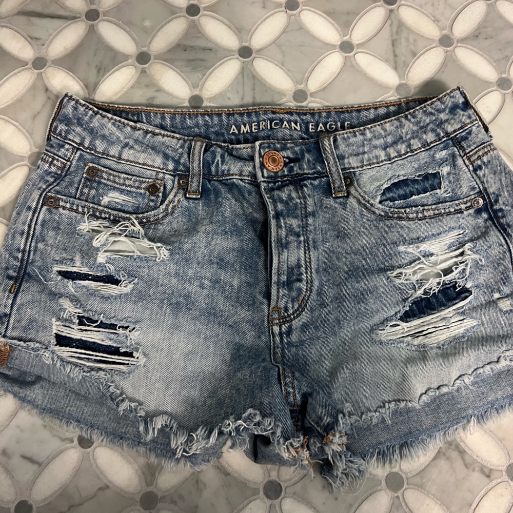 AE Distressed Shorts
